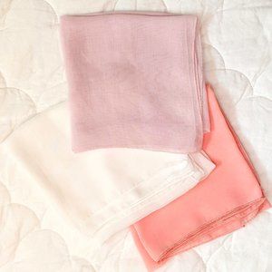 3 Vintage Hair Scarves